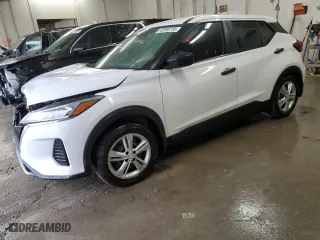 2023 Nissan Kicks S with VIN 3N1CP5BV3PL504833, listed as a Copart auction lot 42594755 with NaN miles and Salvage Title. Bid and sale history available at carsss.com. Image 1.