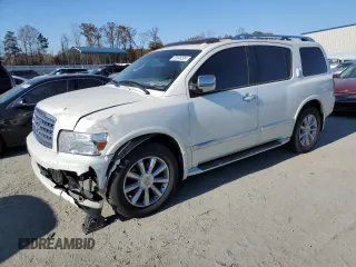 2010 Infiniti QX56 with VIN 5N3ZA0NE8AN908177, listed as a Copart auction lot 82546504 with 224,634 mi miles and Salvage Title. Bid and sale history available at carsss.com. Image 1.