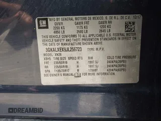 2018 GMC Terrain Denali with VIN 3GKALXEX9JL256723, listed as a IAAI auction lot 42398296 with 122,134 mi miles and . Bid and sale history available at DreamBid. Image 9.