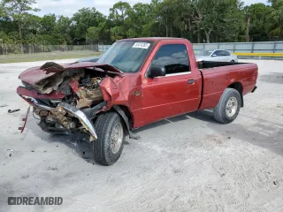 2002 Ford Ranger XL with VIN 1FTYR10D22TA24609, listed as a Copart auction lot 53474265 with 166,355 mi miles and Salvage Title. Bid and sale history available at carsss.com. Image 1.