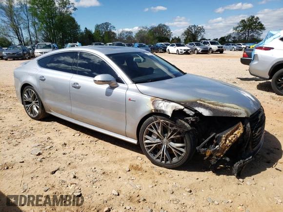 2016 Audi A7 3.0 Premium Plus with VIN WAUWGAFC7GN006370, listed as a Copart auction lot 49311144 with Not Provided miles. Bid and sale history available at carsss.com. Image 4.