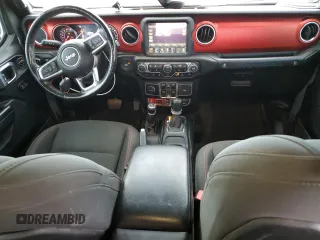 2021 Jeep Wrangler Unlimited Rubicon with VIN 1C4HJXFN1MW687231, listed as a Copart auction lot 85947774 with 35,076 mi miles and Salvage Title. Bid and sale history available at DreamBid. Image 8.