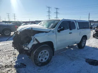 2024 Nissan Frontier S with VIN 1N6ED1CM4RN654866, listed as a Copart auction lot 42084015 with 0 mi miles and Salvage Title. Bid and sale history available at carsss.com. Image 1.