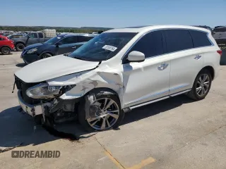 2013 Infiniti JX35 with VIN 5N1AL0MM9DC325674, listed as a Copart auction lot 70765154 with 58,436 mi miles and Salvage Title. Bid and sale history available at carsss.com. Image 1.