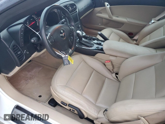 2012 Chevrolet Corvette 3LT with VIN 1G1YG2DW3C5100473, listed as a Copart auction lot 88649045 with 62,357 mi miles and Salvage title. Bid and sale history available at DreamBid. Image 7.