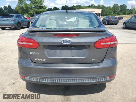 2017 Ford Focus SE with VIN 1FADP3F28HL225242, listed as a Copart auction lot 61728355 with Not provided miles and Clean title. Bid and sale history available at DreamBid. Image 6.