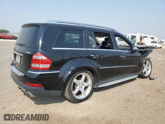 2009 Mercedes-Benz GL-Class 5.5L with VIN 4JGBF86E99A462388, listed as a Copart auction lot 70038054 with 0 mi miles and Salvage Title. Bid and sale history available at carsss.com. Image 3.
