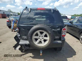 2005 Jeep Liberty Limited with VIN 1J8GL58K05W711624, listed as a Copart auction lot 62479315 with 138,904 mi miles and Salvage title. Bid and sale history available at DreamBid. Image 6.