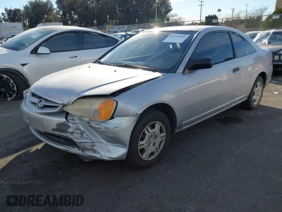 2002 Honda Civic z VIN 1HGEM21292L042403, wystawiony jako IAAI lot #41253054 z przebiegiem 95 053 mil mil oraz . Historia ofert i sprzedaży dostępna na DreamBid. Obrazek 2.