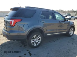 2018 Ford Explorer XLT with VIN 1FM5K8D89JGC38609, listed as a Copart auction lot 50925055 with 56,794 mi miles and Salvage Title. Bid and sale history available at DreamBid. Image 3.