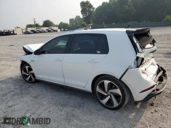 2021 Volkswagen Golf GTI S with VIN 3VW6T7AU1MM002268, listed as a Copart auction lot 60218743 with 32,837 mi miles. Bid and sale history available at carsss.com. Image 2.