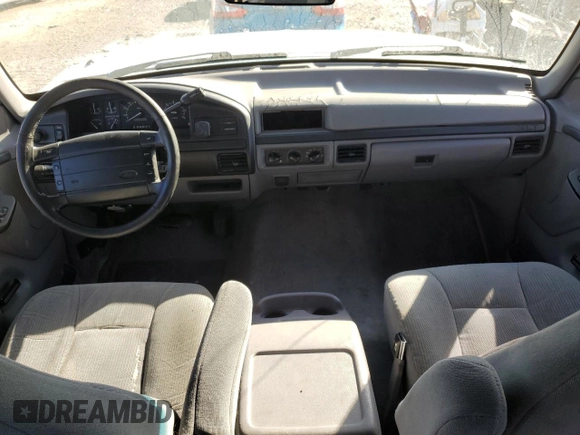 1996 Ford F-150 with VIN 1FTEX14H2TKA44467, listed as a Copart auction lot 46775655 with 161,179 mi miles and Salvage Title. Bid and sale history available at carsss.com. Image 8.