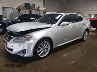 2013 Lexus IS 250 with VIN JTHCF5C25D5063740, listed as a Copart auction lot 52132195 with 150,178 mi miles and Salvage title. Bid and sale history available at DreamBid. Image 1.