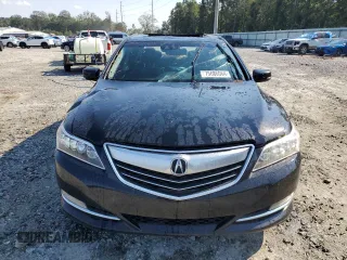 2014 Acura RLX Tech Pkg with VIN JH4KC1F58EC007419, listed as a Copart auction lot 75606064 with 175,531 mi miles and Salvage Title. Bid and sale history available at carsss.com. Image 5.