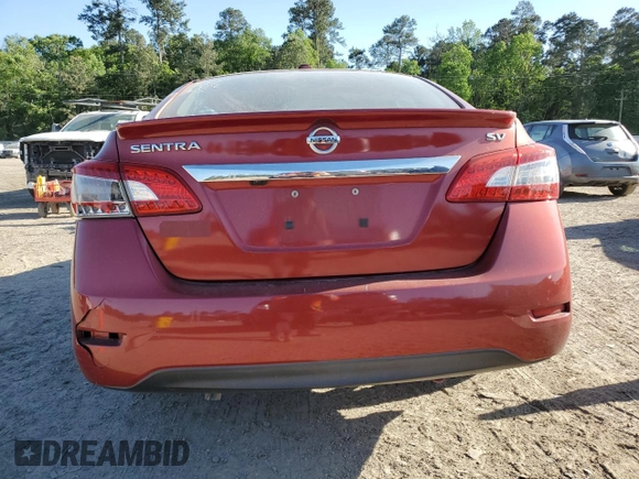 2015 Nissan Sentra SV with VIN 3N1AB7AP0FY330175, listed as a Copart auction lot 52006785 with Not Provided miles and Salvage Title. Bid and sale history available at DreamBid. Image 6.