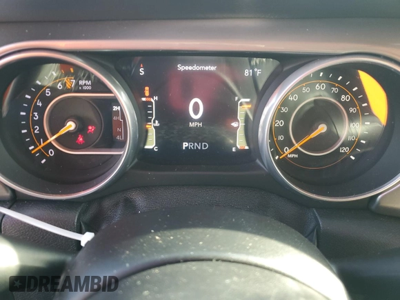 2018 Jeep Wrangler Unlimited Sahara z VIN 1C4HJXEG7JW115319, wystawiony jako Copart lot #56717765 z przebiegiem 53 633 mil mil oraz Szkoda całkowita • Salvage title. Historia ofert i sprzedaży dostępna na DreamBid. Obrazek 9.
