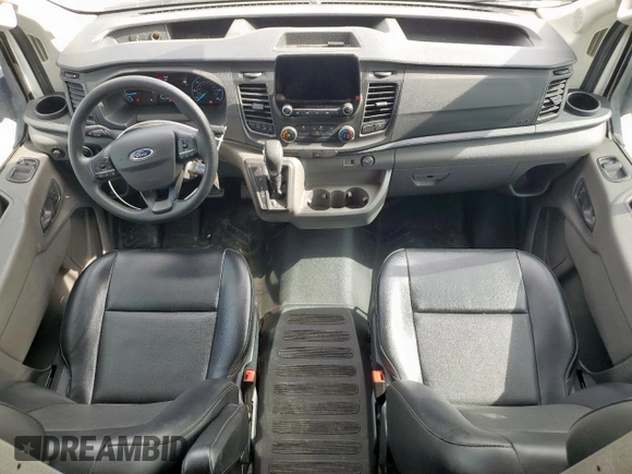 2021 Ford Transit Cargo with VIN 1FTBR1C87MKA37448, listed as a Copart auction lot 55952795 with 78,952 mi miles and Salvage title. Bid and sale history available at DreamBid. Image 8.
