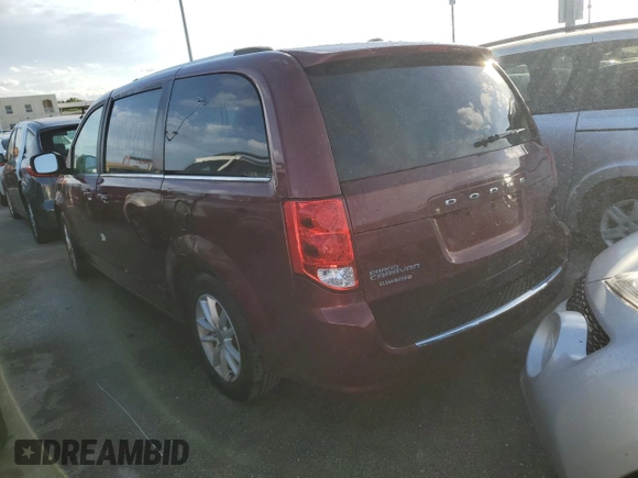 2019 Dodge Grand Caravan SXT with VIN 2C4RDGCGXKR807759, listed as a Copart auction lot 74947354 with Not Provided miles and Salvage Title. Bid and sale history available at DreamBid. Image 2.