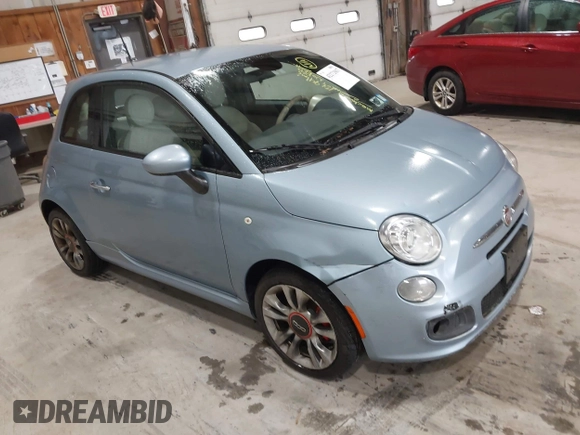 2015 FIAT 500 Sport with VIN 3C3CFFBR9FT624227, listed as a IAAI auction lot 42272867 with 101,941 mi miles and . Bid and sale history available at DreamBid. Image 1.