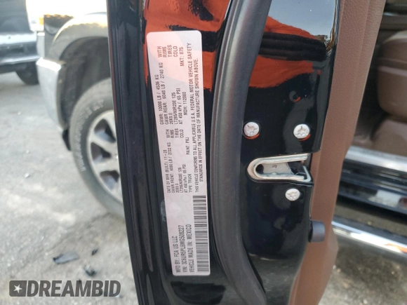 2021 Ram 2500 Longhorn with VIN 3C6UR5PL6MG508227, listed as a Copart auction lot 80831394 with 8,554 mi miles and Clean title. Bid and sale history available at DreamBid. Image 12.