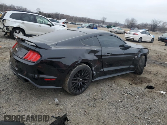 2019 Ford Mustang GT with VIN 1FA6P8CF7K5200700, listed as a Copart auction lot 49161445 with 20,934 mi miles and Salvage Title. Bid and sale history available at carsss.com. Image 3.