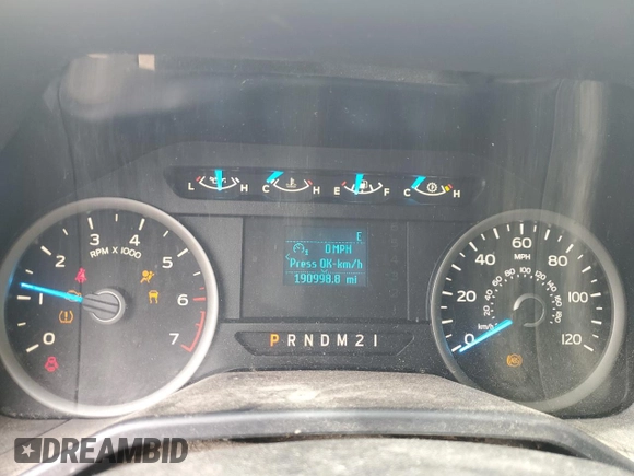 2016 Ford F-150 XL with VIN 1FTMF1EF3GKD51230, listed as a Copart auction lot 59671264 with 190,998 mi miles and Clean title. Bid and sale history available at DreamBid. Image 9.