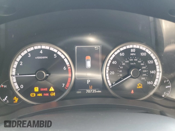 2021 Lexus NX 300 F Sport with VIN JTJSARDZ3M2237494, listed as a Copart auction lot 62403285 with 70,735 mi miles and Salvage title. Bid and sale history available at DreamBid. Image 9.