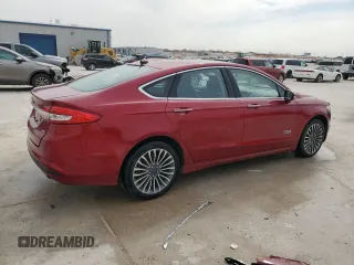 2017 Ford Fusion Energi SE with VIN 3FA6P0PUXHR413821, listed as a Copart auction lot 47833645 with 102,781 mi miles and Salvage Title. Bid and sale history available at carsss.com. Image 3.