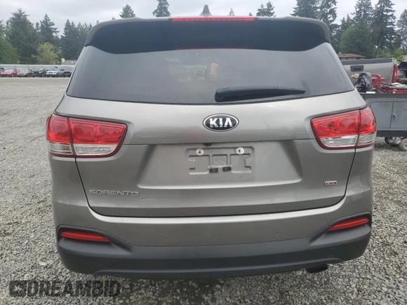 2017 Kia Sorento LX with VIN 5XYPGDA37HG295338, listed as a Copart auction lot 57227355 with 71,655 mi miles and Salvage title. Bid and sale history available at DreamBid. Image 6.