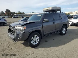 2017 Toyota 4Runner SR5 with VIN JTEZU5JR7H5149201, listed as a Copart auction lot 49825115 with 153,907 mi miles and Salvage Title. Bid and sale history available at carsss.com. Image 1.