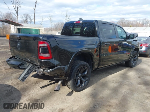 2022 Ram 1500 Limited z VIN 1C6SRFHM3NN412939, wystawiony jako IAAI lot #41813912 z przebiegiem 62 218 mil mil oraz . Historia ofert i sprzedaży dostępna na DreamBid. Obrazek 4.