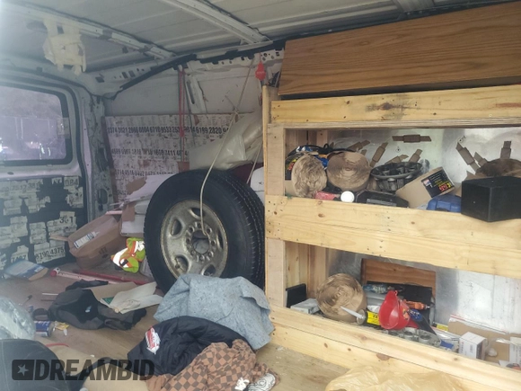 2003 Chevrolet Express Cargo with VIN 1GCGG25U831126705, listed as a Copart auction lot 73466744 with 265,323 mi miles and Salvage Title. Bid and sale history available at DreamBid. Image 11.