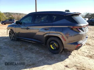 2022 Hyundai Tucson N Line with VIN KM8JF3AE7NU169233, listed as a Copart auction lot 45534845 with 66,163 mi miles and Salvage Title. Bid and sale history available at carsss.com. Image 2.