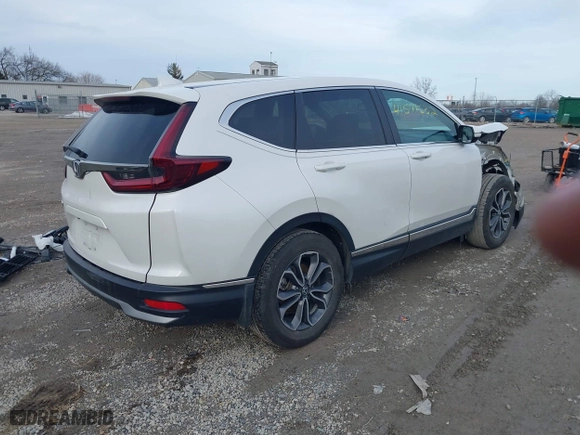2022 Honda CR-V EX-L with VIN 5J6RW1H85NL001828, listed as a IAAI auction lot 41571532 with 37,586 mi miles. Bid and sale history available at carsss.com. Image 4.