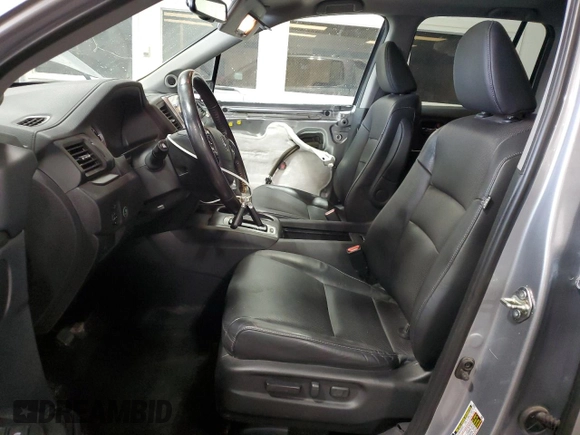2019 Honda Ridgeline RTL-T with VIN 5FPYK3F60KB009495, listed as a Copart auction lot 61578405 with 90,586 mi miles and Salvage title. Bid and sale history available at DreamBid. Image 7.