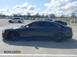 2013 Audi S8 with VIN WAUD2AFD6DN021372, listed as a IAAI auction lot 41983495 with 159,832 mi miles. Bid and sale history available at carsss.com. Image 15.