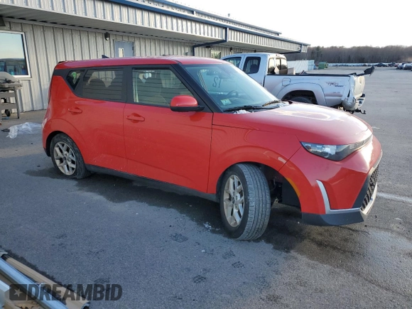 2023 Kia Soul S with VIN KNDJ23AU1P7209573, listed as a Copart auction lot 86724074 with 26,842 mi miles and Non Repairable. Bid and sale history available at carsss.com. Image 4.