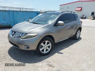 2009 Nissan Murano SL z VIN JN8AZ18U69W025703, wystawiony jako IAAI lot #42454283 z przebiegiem 141 133 mil mil oraz . Historia ofert i sprzedaży dostępna na DreamBid. Obrazek 2.