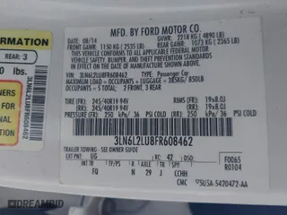 2015 Lincoln MKZ Hybrid with VIN 3LN6L2LU8FR608462, listed as a IAAI auction lot 41401718 with 86,277 mi miles. Bid and sale history available at carsss.com. Image 9.