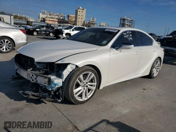 2022 Lexus IS 300 z VIN JTHCA1D2XN5120103, wystawiony jako Copart lot #48674295 z przebiegiem 64 947 mil mil oraz Szkoda całkowita • Salvage title. Historia ofert i sprzedaży dostępna na DreamBid. Obrazek 1.