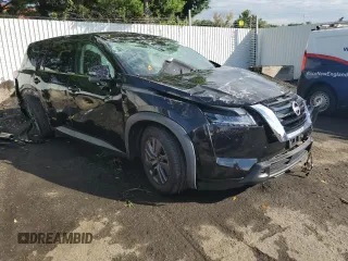 2022 Nissan Pathfinder S with VIN 5N1DR3AC9NC236567, listed as a Copart auction lot 73466574 with Not provided miles and Salvage title. Bid and sale history available at DreamBid. Image 4.