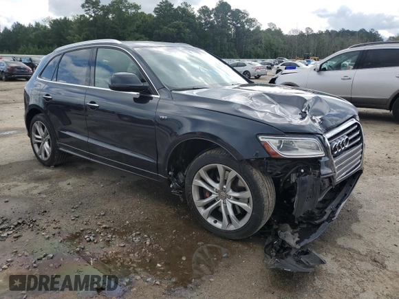 2015 Audi SQ5 Prestige with VIN WA1VGAFP6FA087413, listed as a Copart auction lot 59766785 with 86,792 mi miles and Salvage title. Bid and sale history available at DreamBid. Image 4.