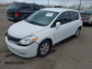 2008 Nissan Versa 1.8 S with VIN 3N1BC13E18L354964, listed as a IAAI auction lot 41581663 with 134,321 mi miles. Bid and sale history available at carsss.com. Image 2.
