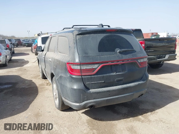 2015 Dodge Durango SXT with VIN 1C4RDHAG7FC155951, listed as a IAAI auction lot 41710153 with 180,519 mi miles and . Bid and sale history available at DreamBid. Image 3.