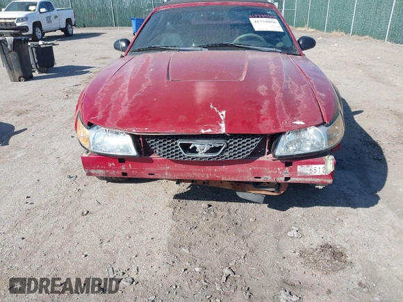 2001 Ford Mustang Deluxe with VIN 1FAFP44491F242798, listed as a IAAI auction lot 41779856 with 166,017 mi miles. Bid and sale history available at carsss.com. Image 6.