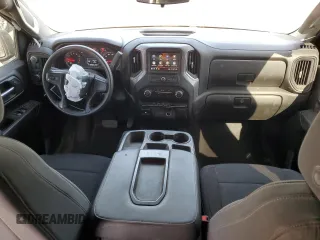2021 Chevrolet Silverado 1500 Custom Trail Boss with VIN 1GCPYCEF5MZ430436, listed as a Copart auction lot 77466634 with 60,656 mi miles and Salvage Title. Bid and sale history available at DreamBid. Image 8.
