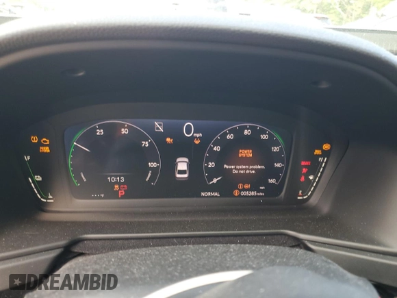 2025 Honda Accord Touring with VIN 1HGCY2F84SA004274, listed as a Copart auction lot 55916415 with 5,285 mi miles and Salvage title. Bid and sale history available at DreamBid. Image 9.