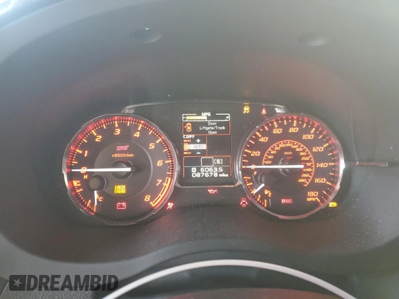 2016 Subaru WRX STI z VIN JF1VA2M67G9811741, wystawiony jako Copart lot #59986024 z przebiegiem 87 678 mil mil oraz Szkoda całkowita • Salvage title. Historia ofert i sprzedaży dostępna na DreamBid. Obrazek 9.