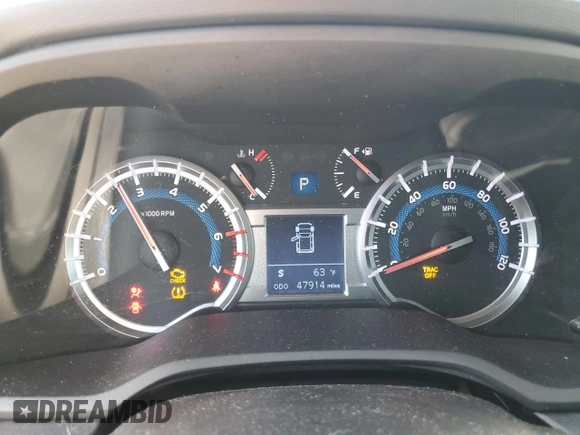 2016 Toyota 4Runner Limited with VIN JTEBU5JR0G5400821, listed as a Copart auction lot 51935645 with 47,914 mi miles and Salvage Title. Bid and sale history available at DreamBid. Image 9.