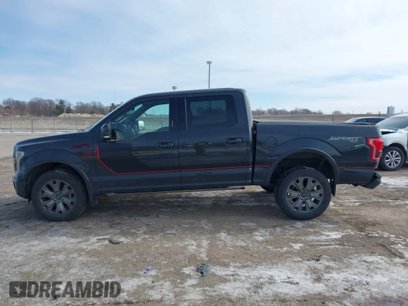 2016 Ford F-150 XLT with VIN 1FTEW1EF5GFC66144, listed as a IAAI auction lot 41607656 with 112,009 mi miles. Bid and sale history available at carsss.com. Image 14.